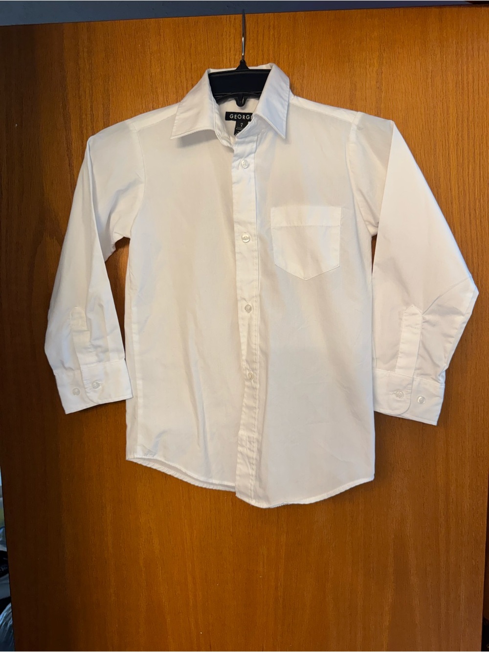 George White Boys' Long-Sleeve Button-Down Shirt